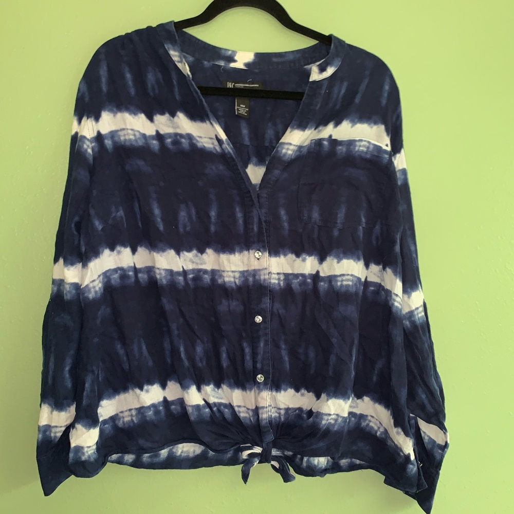 Shibori Style INC Blouse